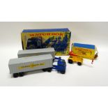 TWO BOXED MATCHBOX VEHICLES BY LESNEY being an Interstate Double Freighter (M-9) and a Jumbo