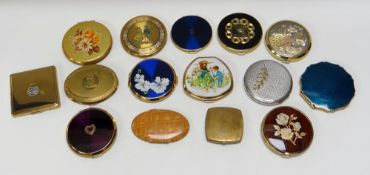 FIFTEEN VARIOUS COMPACTS