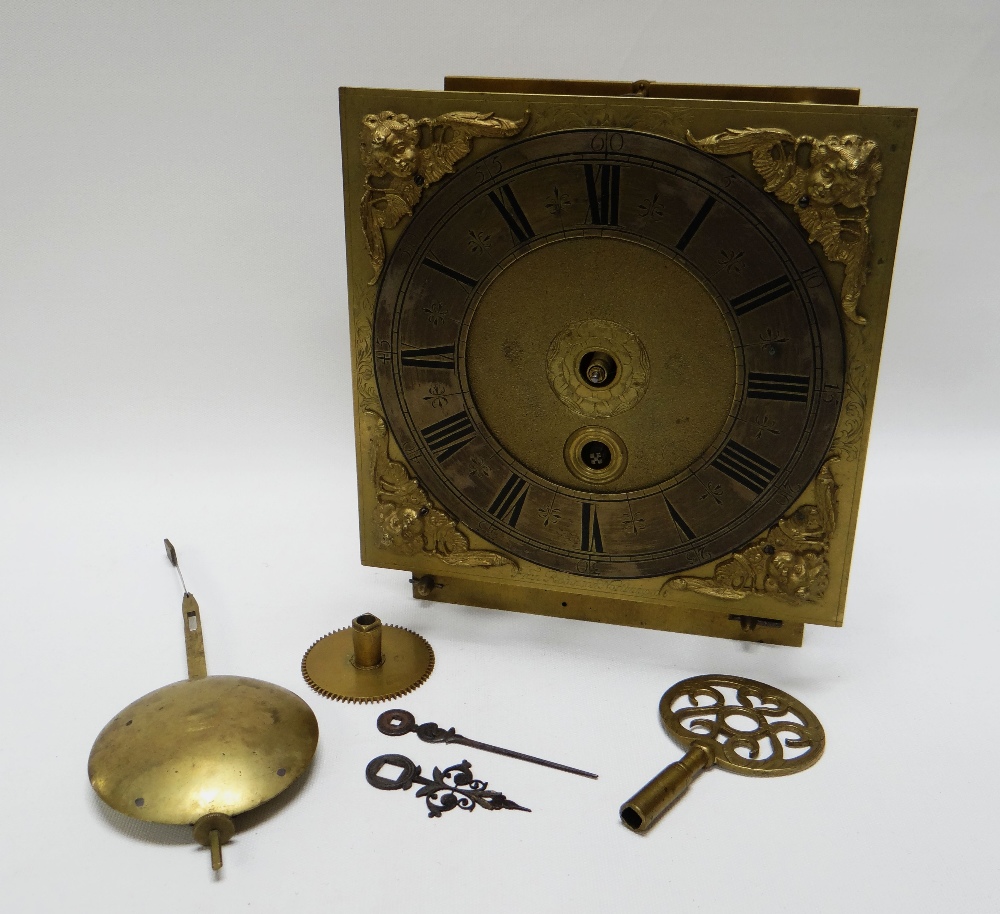 AN EARLY EIGHTEENTH CENTURY ENGLISH EBONISED BRACKET CLOCK BY FRANCIS ROBINSON, having an eight- - Image 4 of 18