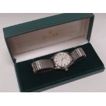 A ROLEX 'AIR KING' GENT'S WRISTWATCH Model No.1023 (as per guarantee) in stainless steel,