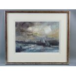 WILLIAM SELWYN limited edition (34/300) print - untitled but possibly Regatta, Caernarfon, signed in