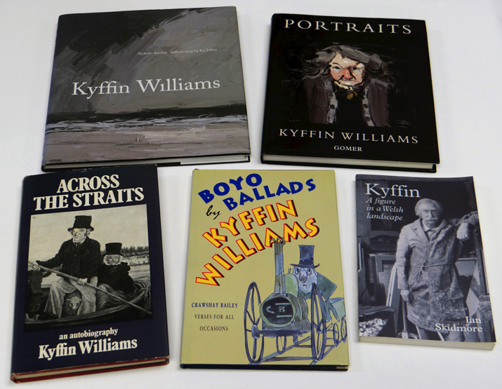 SIR KYFFIN WILLIAMS RA five books - relating to the artist and his work comprising ‘Kyffin