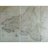 JOHN CARY antique map of ‘South Wales from the best Authorities’, 39 x 52cms