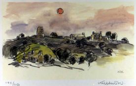 SIR KYFFIN WILLIAMS RA a set of four limited edition (195/750) prints - Anglesey scenes, all