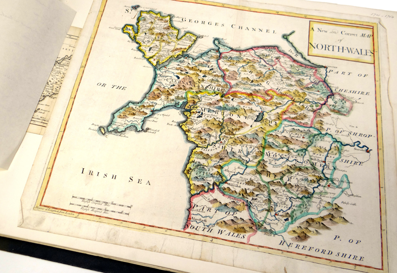 VARIOUS CARTOGRAPHERS - a large portfolio of early Welsh maps (approximately twelve) and later early - Image 4 of 4