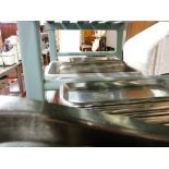 *A LARGE PARCEL OF STAINLESS STEEL MEAT TRAYS, various sizes