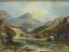 CLARENCE ROE oil on panel - a charming Lake District scene, signed lower right slightly under the