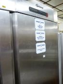*A STAINLESS STEEL GRAM COMMERCIAL STANDING REFRIGERATOR E/T