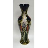 A LIMITED EDITION (45/50) MOORCROFT VASE DESIGNED BY KERRY GOODWIN with tublined stylised berries