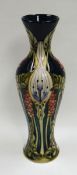 A LIMITED EDITION (45/50) MOORCROFT VASE DESIGNED BY KERRY GOODWIN with tublined stylised berries
