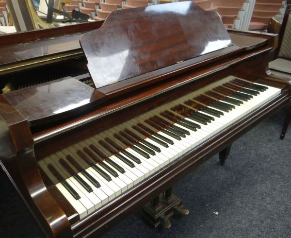 A BABY GRAND PIANO BY BOYD, LONDON in mahogany, 136cms deep - Image 2 of 4