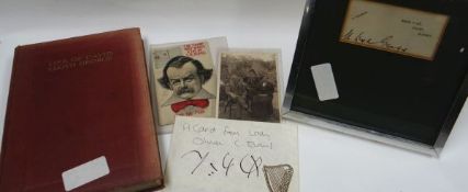 A LARGE DAVID LLOYD GEORGE COLLECTION including books, prints, china and a framed signature on