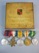 MEDALS - A DISTINGUISHED CONDUCT MEDAL GROUP (fully marked) to include a George V DCM 300069 Pte