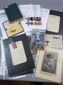 MEDALS - A DISTINGUISHED FLYING CROSS GROUP awarded to Flying Officer Edward Burt Chatfield, the DFC