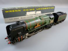 MODEL RAILWAY - Wrenn W2235 4-6-2 'Barnstaple', boxed with instructins and Hornby Dublo coupling