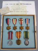 MEDALS - A WWII GROUP OF FIVE with Dunkirk award and territorial efficient service to include 1939-