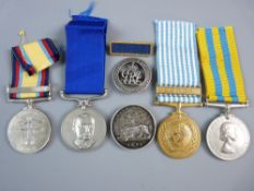 MEDALS - A VICTORIA 1853 SOUTH AFRICA, near mint with no suspender and others including a Korea