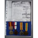 MEDALS - A QUEEN SOUTH AFRICA GROUP OF FOUR awarded to 6508 Pte./Corporal.R.O'Brien., Liverpool