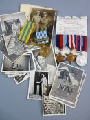 MEDALS - A NORMANDY GROUP OF THREE plus Korean War pair, to include 1939-45 Star, the France and