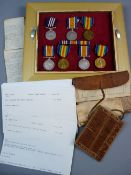 MEDALS - WWI COOK FAMILY MM TRIO AND TWO PAIR, Military medal (50862 Bmbr.A.Cpl.T.Cook.R.F.A.),