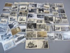 GERMAN WWII PHOTOGRAPHICS, approximately one dozen sleeves of personal and group uniformed personnel