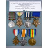 MEDALS - FATHER AND SON MEDAL GROUPS to the Gates Family, 72nd Highlanders and 1st Seaforth