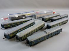 MODEL RAILWAY - Jouef 00 gauge Continental coaches (seven), three sleeping cars, two dining cars,