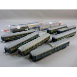 MODEL RAILWAY - Jouef 00 gauge Continental coaches (seven), three sleeping cars, two dining cars,