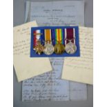 MEDALS - A ROYAL HORSE ARTILLERY 1914 STAR TRIO with LSGC, fully marked to 854 1Gnr. J. H.