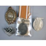 GERMAN THIRD REICH BADGES & WEST WALL MEDAL to include a 1936 Second SA Nordmark Treffen meeting