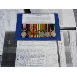 MEDALS - A WWII MILITARY MEDAL GROUP OF SEVEN awarded to 2580853 Sjt. Lester Cotterell, Royal