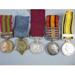 MEDALS - FOUR NAMED AND NUMBERED VICTORIAN MEDALS, an LSGC to 3490.Sergt.B.T.Gell.G.st.BDE.R.A., a