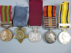 MEDALS - FOUR NAMED AND NUMBERED VICTORIAN MEDALS, an LSGC to 3490.Sergt.B.T.Gell.G.st.BDE.R.A., a