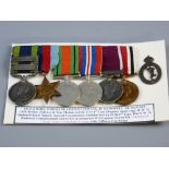 MEDALS - A 1933-1945 SIX MEDAL GROUP to 6336263 Cpl. H. Dadswell, RL Signals to include a GB India