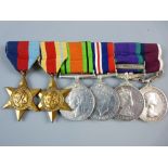 MEDALS - A WWII RAF LONG SERVICE AND GOOD CONDUCT GROUP OF SIX, 1939-1945 Star, Africa Star, Defence