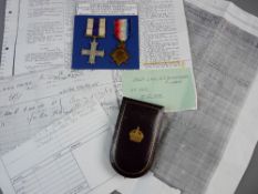 MEDALS - A MILITARY CROSS AND 1914-15 STAR, MC awarded to 2nd Lt. Edwin James Blakemore, 2nd Bn.R.