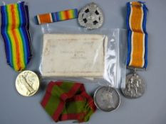MEDALS - AN EAGER FAMILY SET, Victoria Afghanistan and WWI pair, the Afghanistan 1878-79-80 (909.
