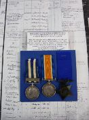 MEDALS - AN EGYPT 1882 PAIR and a WWI BWM, the Egypt with Alexandria clasp, 11th July to H. Powley.