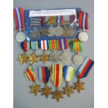 MEDALS - A SIX MEDAL GROUP to 7261041 Pte/Sjt M.F. Dreaper.Royal Army Medical Corps, GSM with