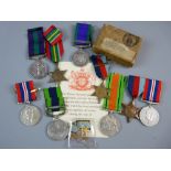 MEDALS - A MIXED GROUP OF WWII AND CAMPAIGN AWARDS, various recipients to include a QEII Campaign