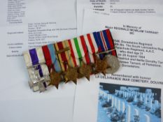 MEDALS - A WWII MILITARY CROSS GROUP OF SIX awarded to Major Reginald Mowlam Tarrant, Dorset Shire
