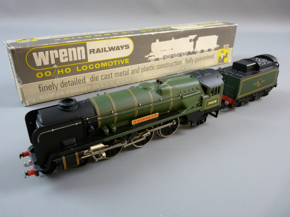 MODEL RAILWAY - Wrenn W2239 4-6-2 'Eddystone', boxed with instructions, and Hornby Dublo coupling