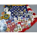 MEDALS - AMERICAN TO INCLUDE A PURPLE HEART and other memorabilia, an unmarked group with Airforce