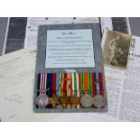 MEDALS - A MILITARY MEDAL GROUP OF SIX awarded to 986021 Gunner Harry Moore, 1st Field Regiment