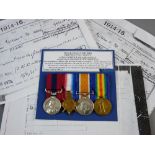 MEDALS - A FULLY MARKED DCM AND 1914-15 STAR TRIO awarded to 10884 Pte. W. G. Chance, Royal North
