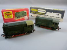 MODEL RAILWAY - Wrenn W2231 0-6-0 BR diesel shunter, boxed with Hornby Dublo 2231 BR diesel shunter,