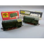 MODEL RAILWAY - Wrenn W2231 0-6-0 BR diesel shunter, boxed with Hornby Dublo 2231 BR diesel shunter,