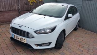 A FORD FOCUS TITANIUM AUTO FIVE DOOR HATCHBACK PETROL CAR, registration number EJ64 EBC, first