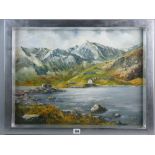 THELMA RYAN oil on canvas - Llyn Llydaw, Snowdonia, signed and entitled verso, 45 x 59 cms