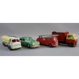 VINTAGE TINPLATE AND DINKY DIECAST VEHICLES to include an Izola friction drive saloon car, a Chad